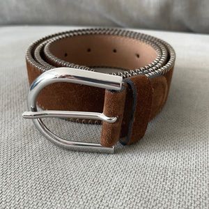 Massimo Dutti Suede Belt Size S